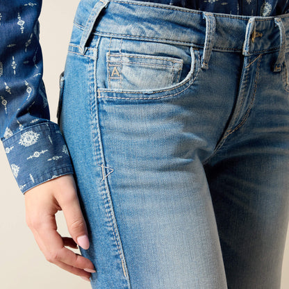 Mid Rise Clara Trouser Jeans - Ariat Classic