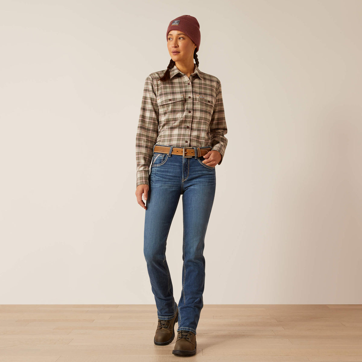 Rebar High Rise Riveter DuraStretch Straight Leg Jeans - Ariat Great Value