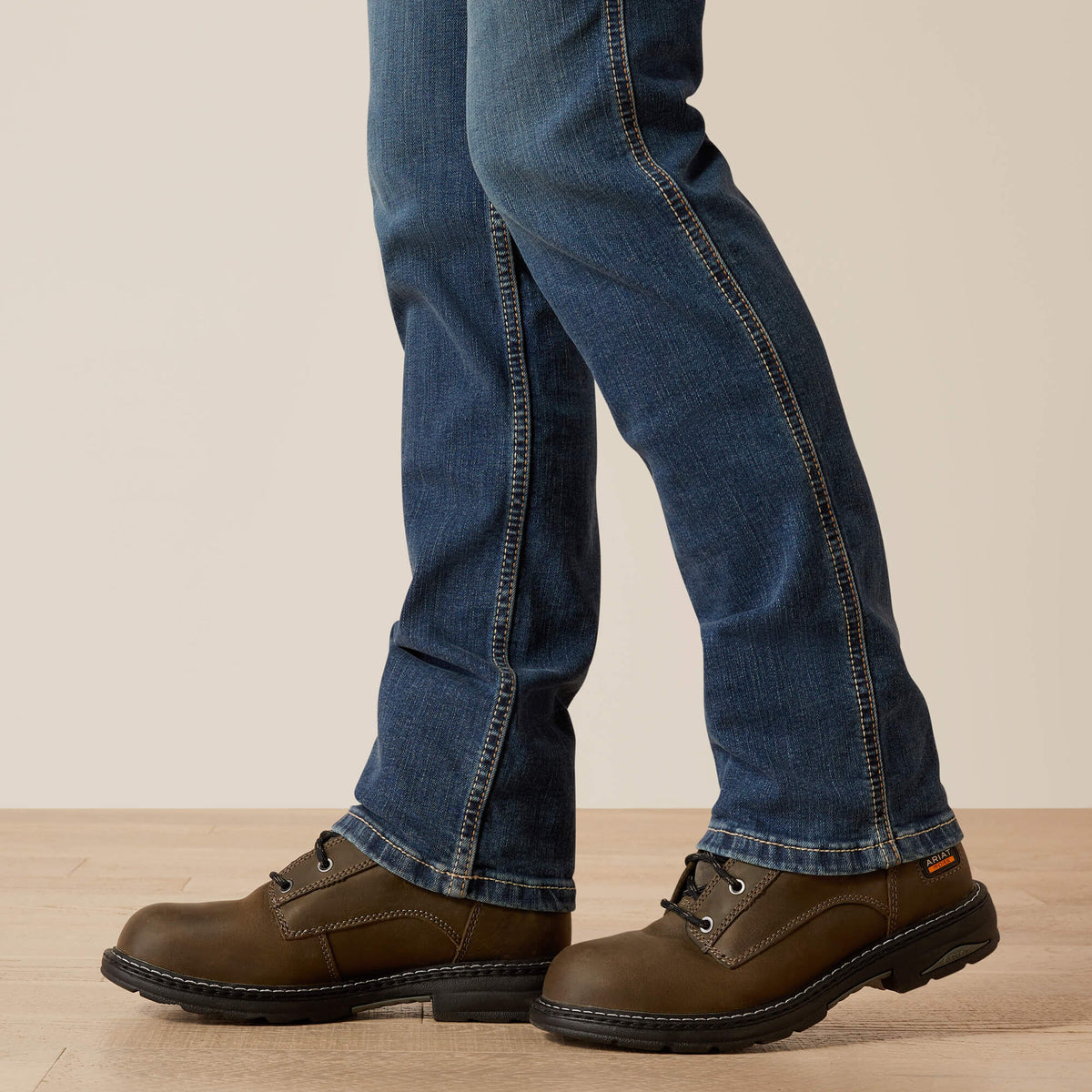 Rebar High Rise Riveter DuraStretch Straight Leg Jeans - Ariat Great Value