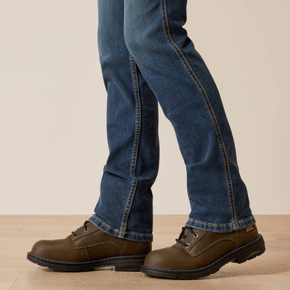 Rebar High Rise Riveter DuraStretch Straight Leg Jeans - Ariat Great Value