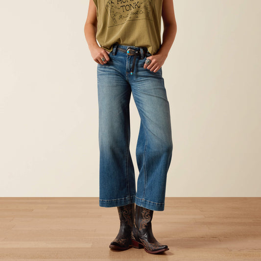 Perfect Rise Jazmine Wide Leg Crop Jeans - Ariat Trending