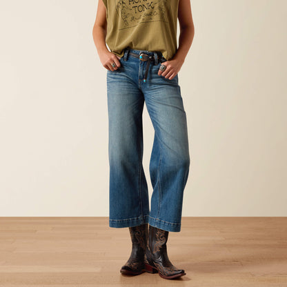 Perfect Rise Jazmine Wide Leg Crop Jeans - Ariat Trending