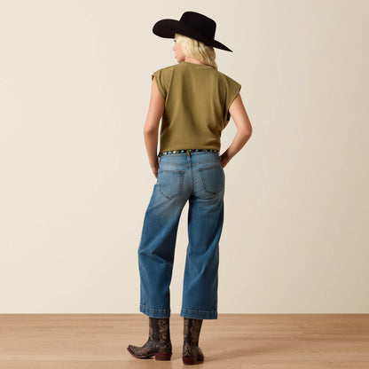 Perfect Rise Jazmine Wide Leg Crop Jeans - Ariat Trending