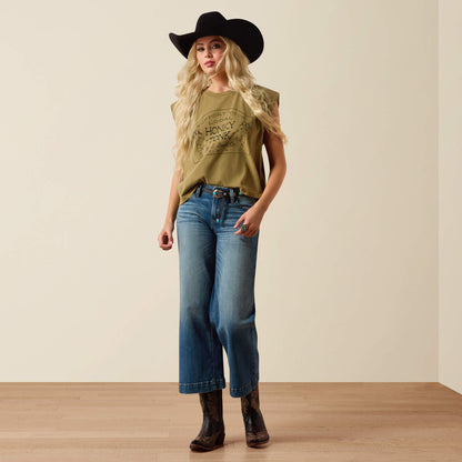 Perfect Rise Jazmine Wide Leg Crop Jeans - Ariat Trending
