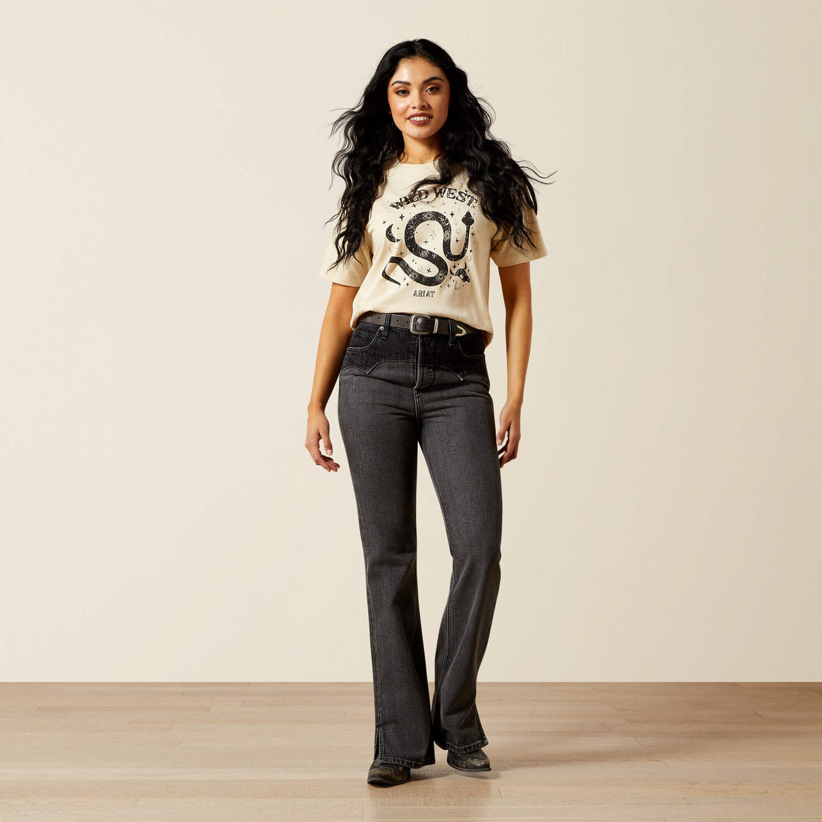 Ultra High Rise Cheyenne Yoke Tomboy Boot Cut Jean - Ariat Discount