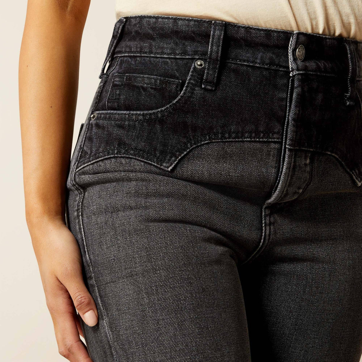 Ultra High Rise Cheyenne Yoke Tomboy Boot Cut Jean - Ariat Discount