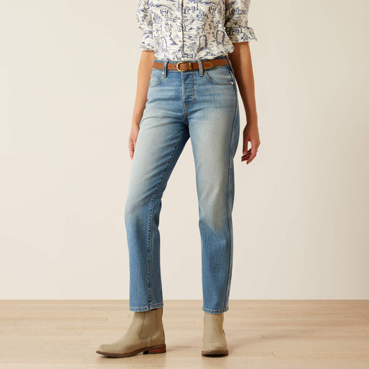 High Rise Bridle Slim Straight Leg Jeans - Ariat Recommended