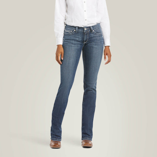 Arrow Fit Mid Rise Gianna Straight Leg Jeans - Ariat Signature