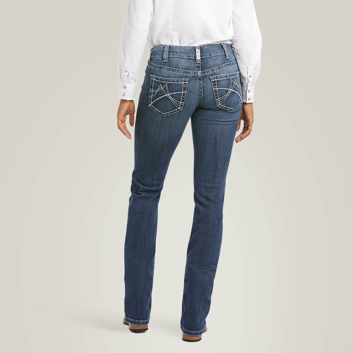 Arrow Fit Mid Rise Gianna Straight Leg Jeans - Ariat Signature