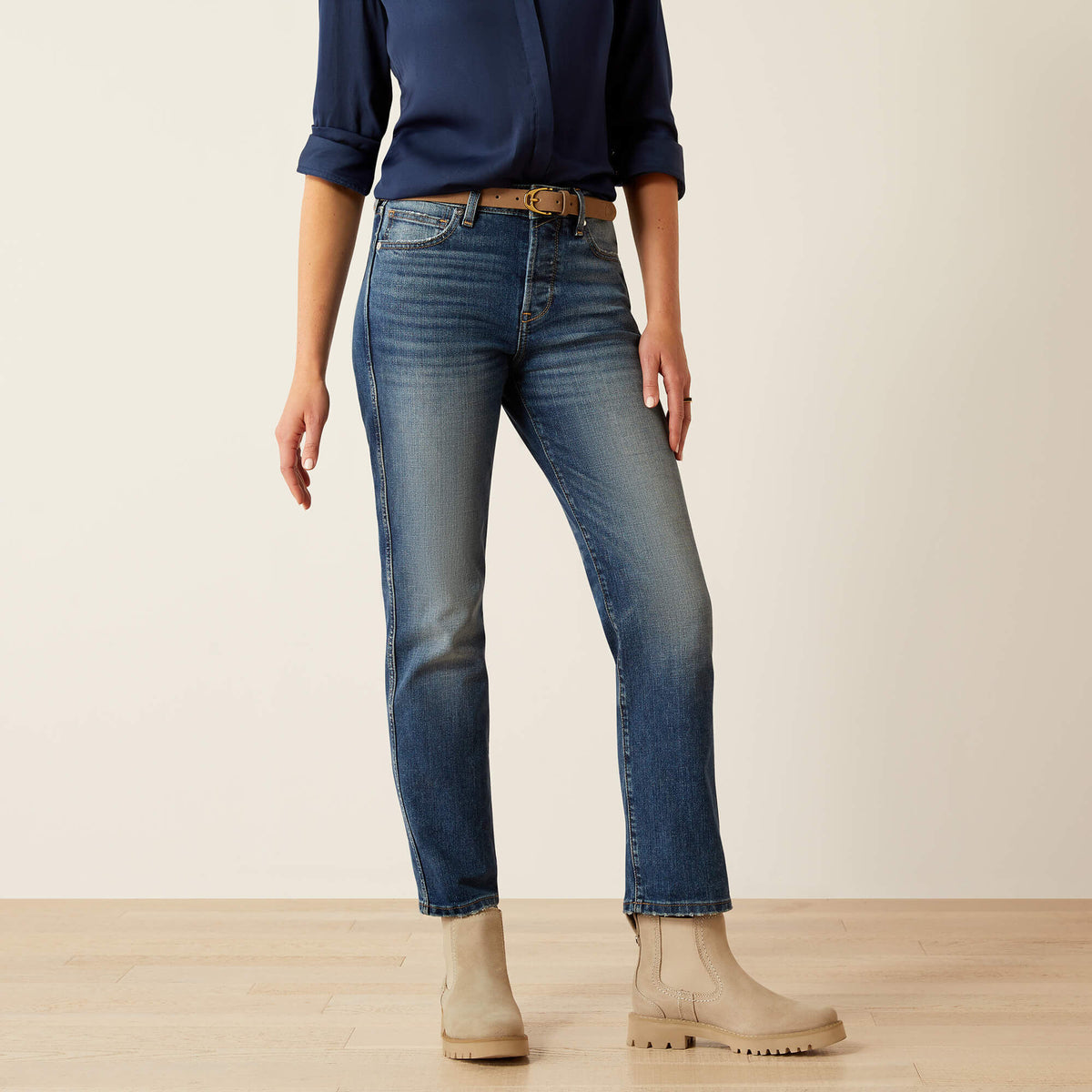 High Rise Bridle Slim Straight Leg Jeans - Ariat Sale