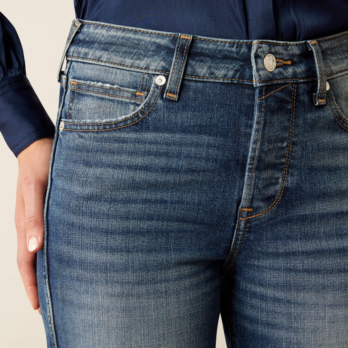 High Rise Bridle Slim Straight Leg Jeans - Ariat Sale