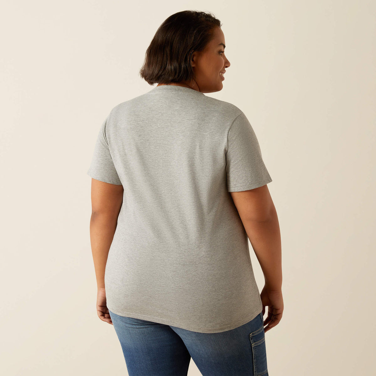 Rebar Cotton Strong Standard V-Neck T-Shirt - Ariat Trending