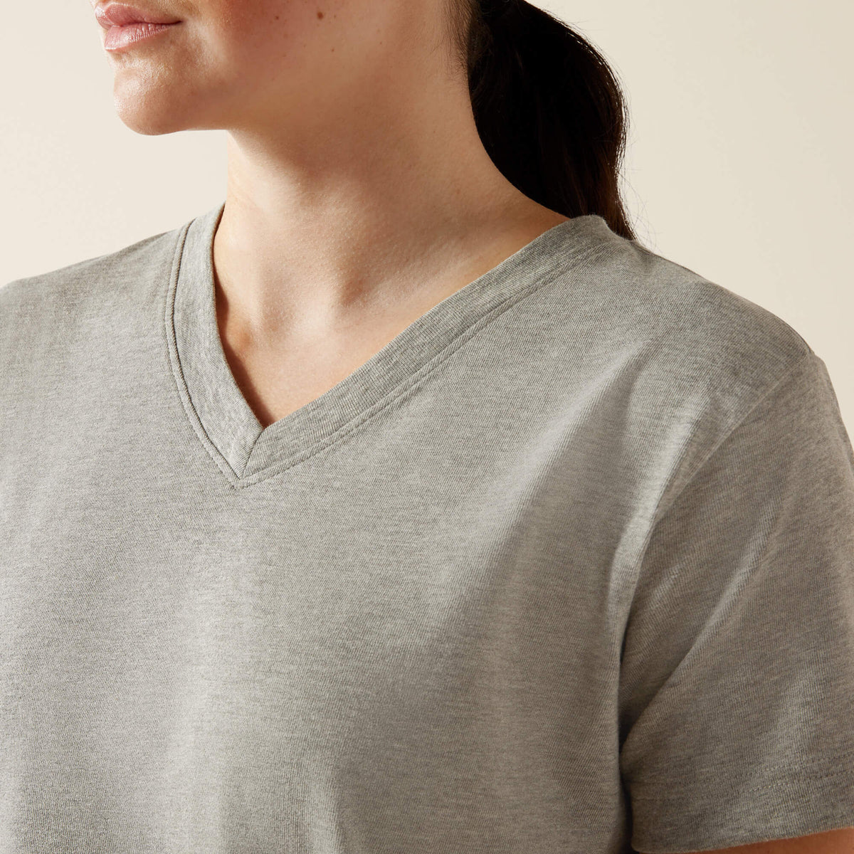 Rebar Cotton Strong Standard V-Neck T-Shirt - Ariat Trending