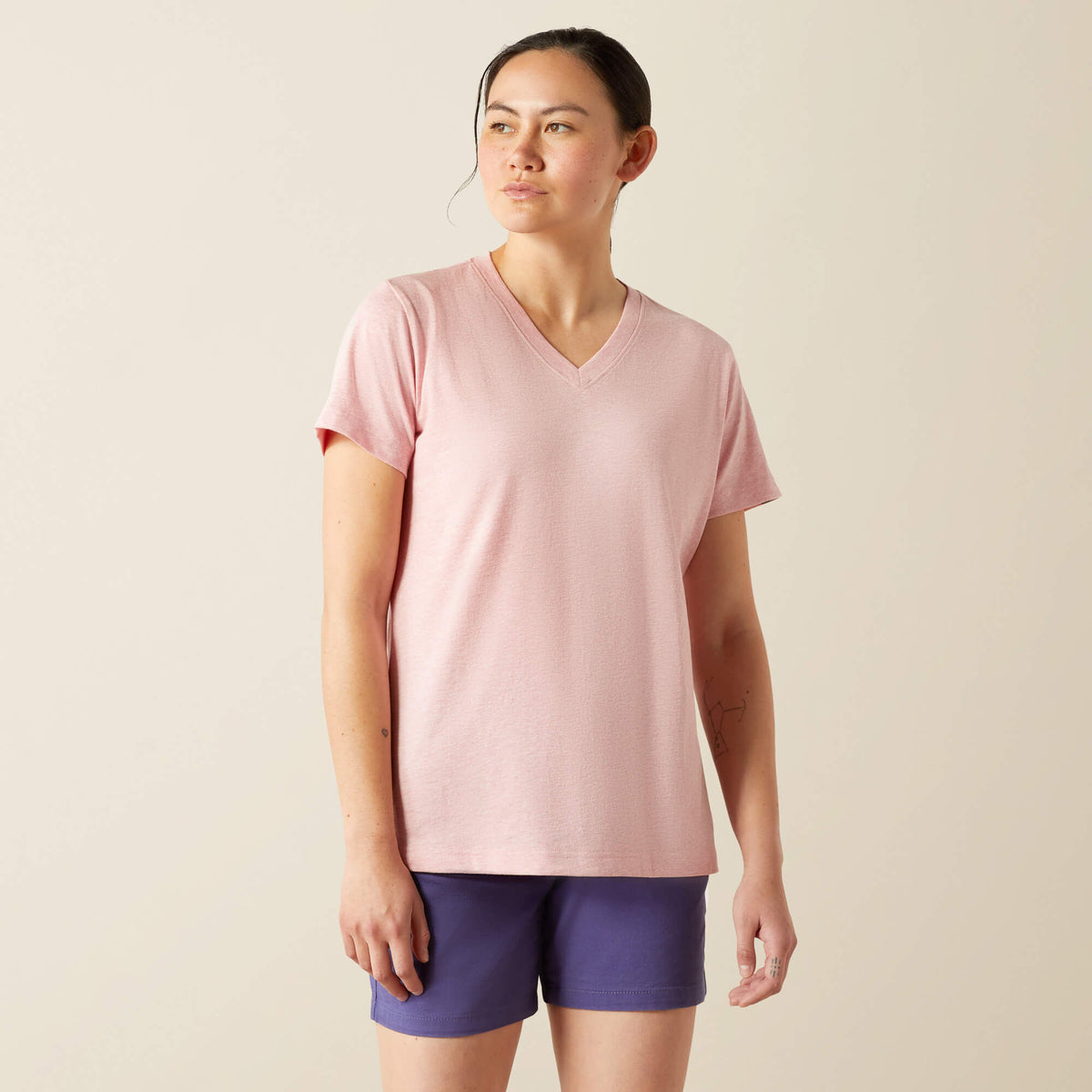 Rebar Cotton Strong Standard V-Neck T-Shirt - Ariat Top Pick