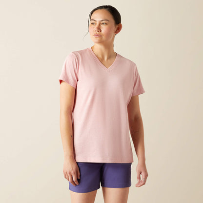 Rebar Cotton Strong Standard V-Neck T-Shirt - Ariat Top Pick