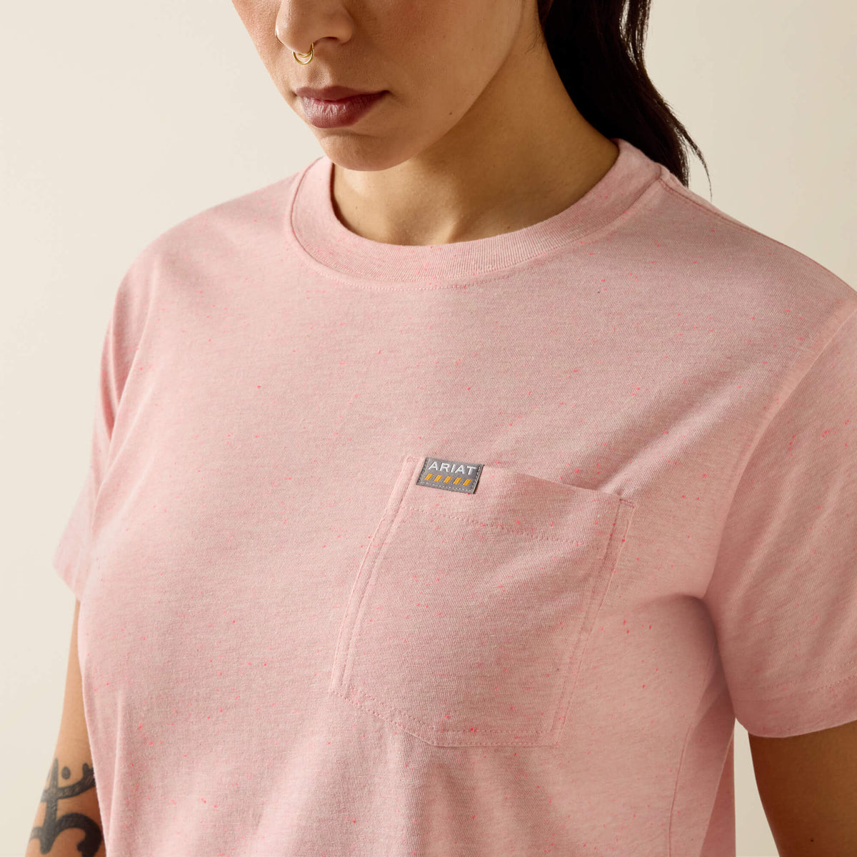Rebar Cotton Strong Space Dyed T-Shirt - Ariat Discount