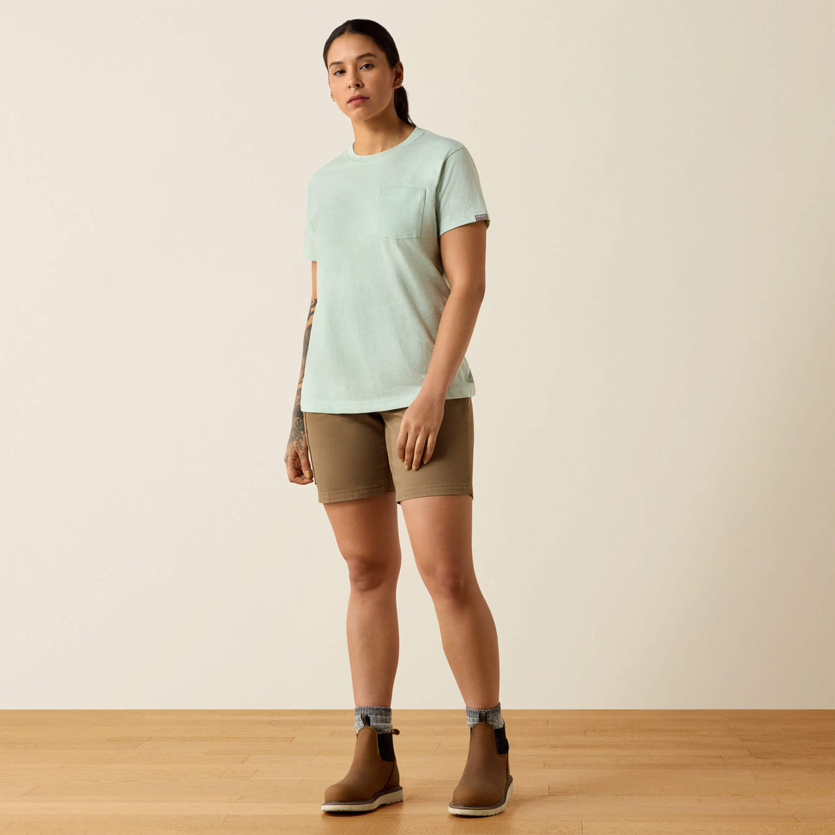 Rebar Cotton Strong Space Dyed T-Shirt - Ariat Trending