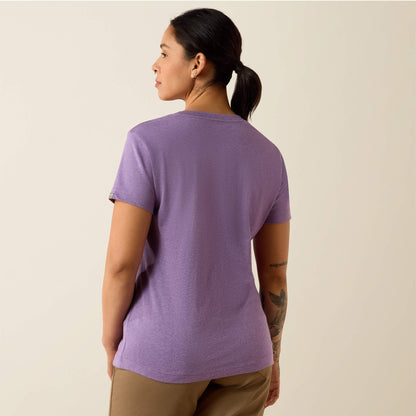 Rebar Cotton Strong Standard V-Neck T-Shirt - Ariat Trusted