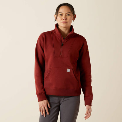 Rebar Traverse Funnel Neck Sweatshirt - Ariat Trending