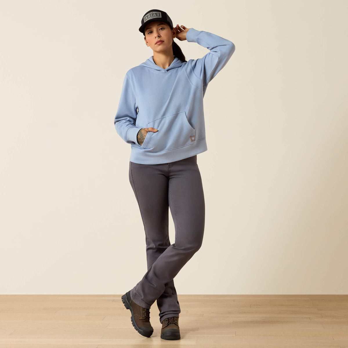 Rebar Lightweight Cropped Hoodie - Ariat Value