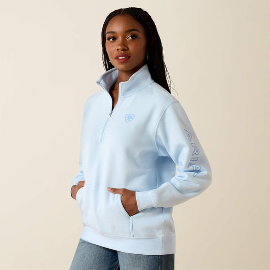 Foundation Logo 1/2 Zip Sweatshirt - Ariat Best Price