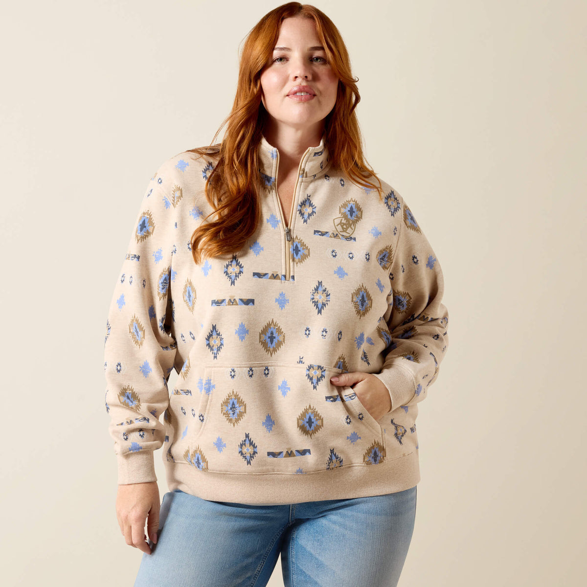 Sapphire 1/2 Zip Sweatshirt - Ariat Customer Favorite