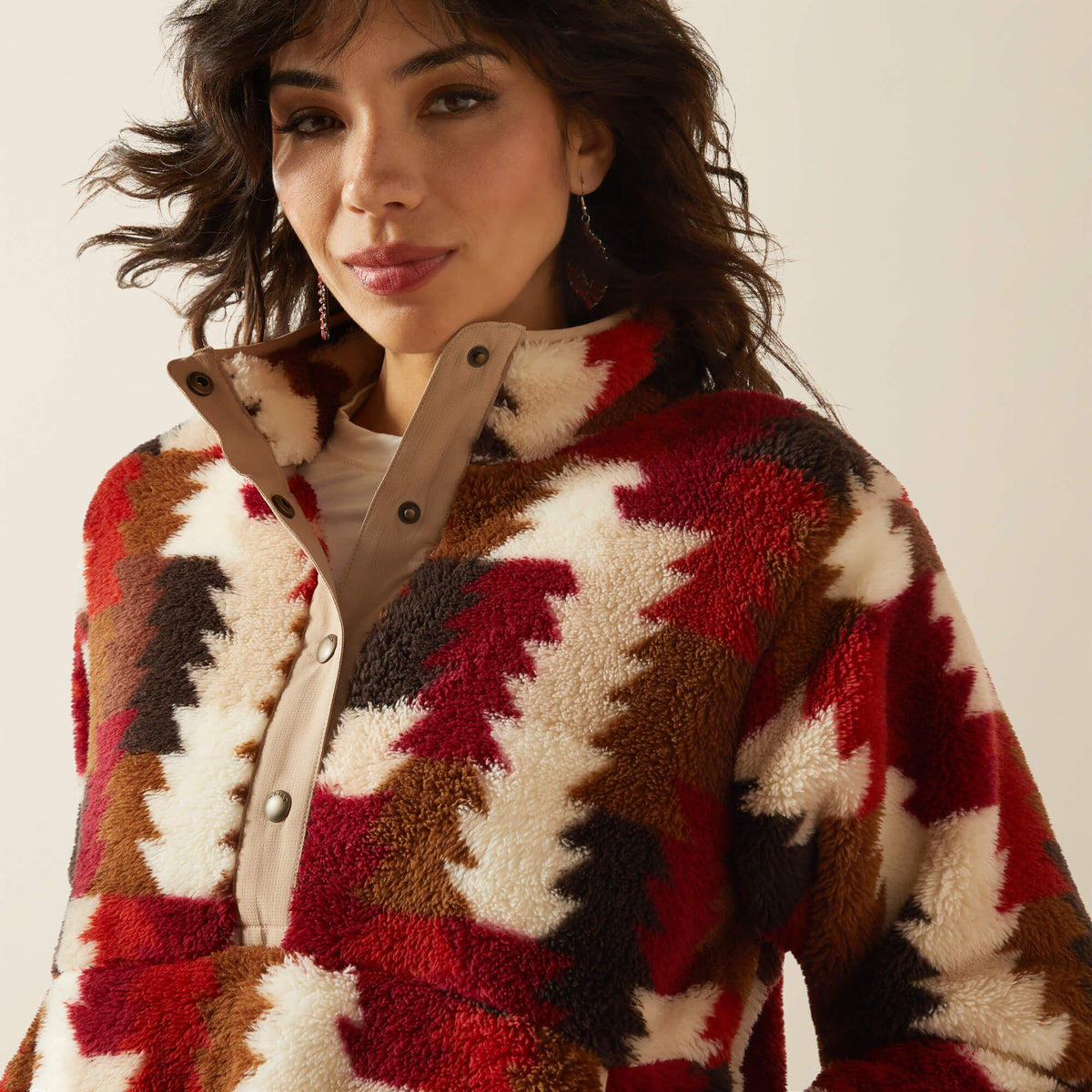Berber Snap Front Sweatshirt - Ariat Trusted