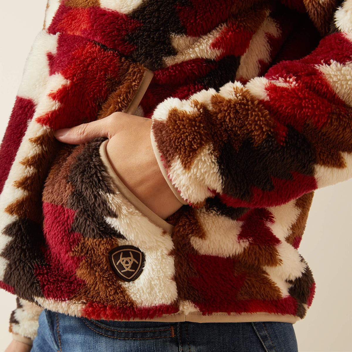 Berber Snap Front Sweatshirt - Ariat Trusted