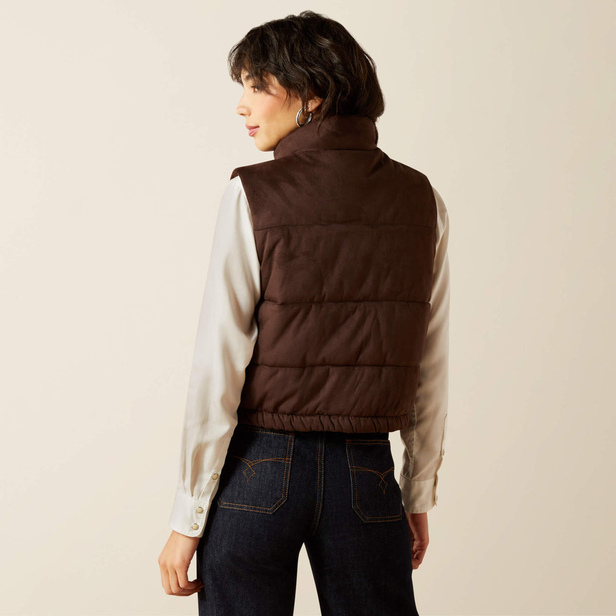 Swirls Faux Leather Vest - Ariat Great Value