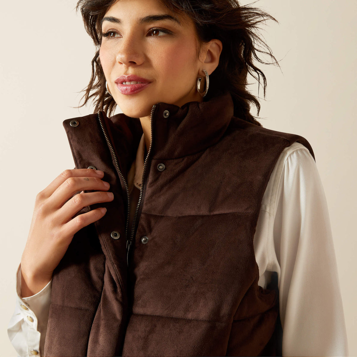 Swirls Faux Leather Vest - Ariat Great Value
