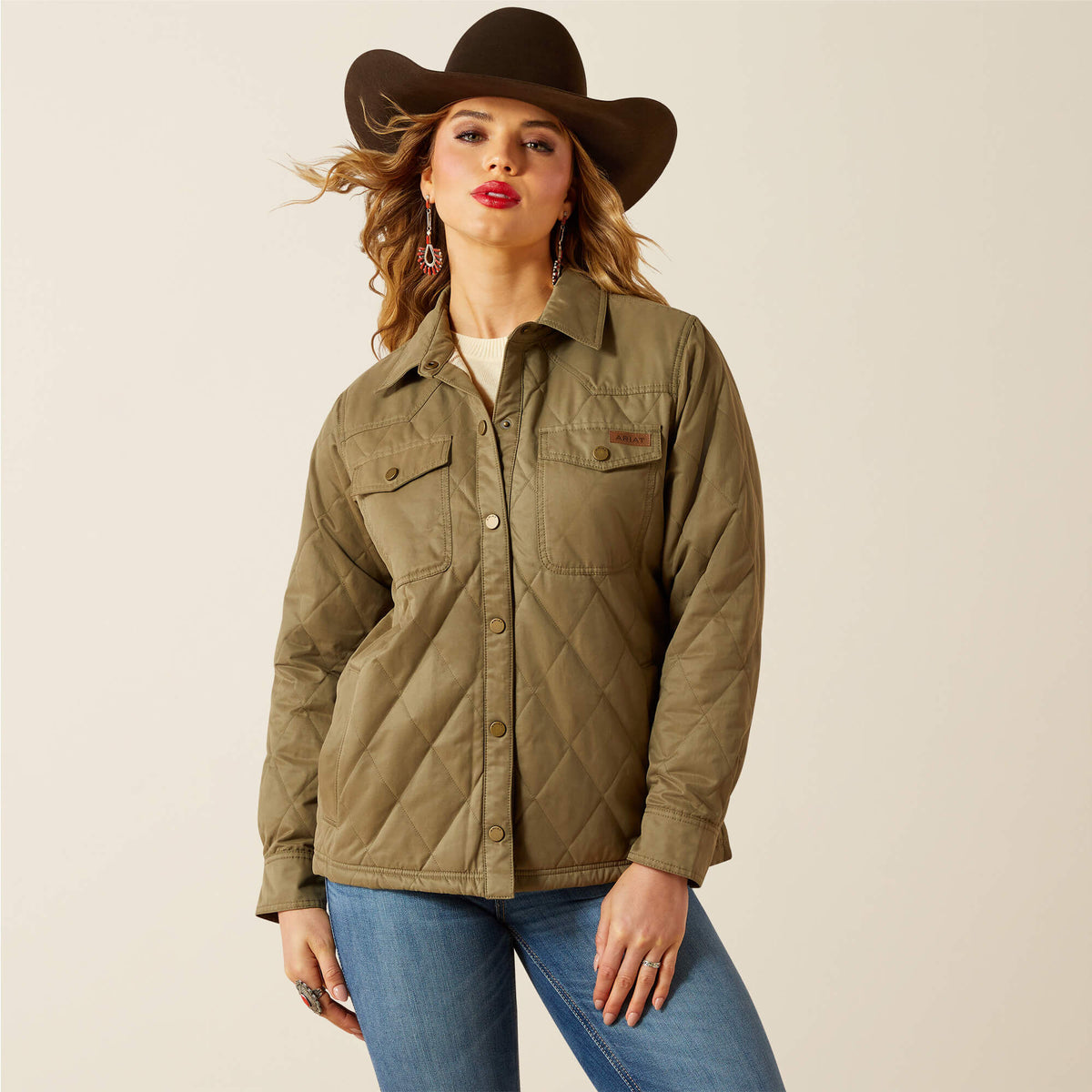 Grizzly Quilted Barn Jacket - Ariat Hot Sale