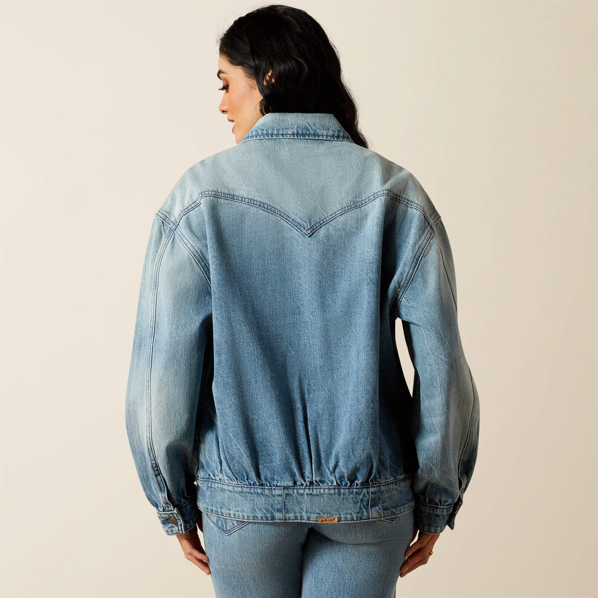 Cheyenne Denim Bomber Jacket - Ariat Top Pick