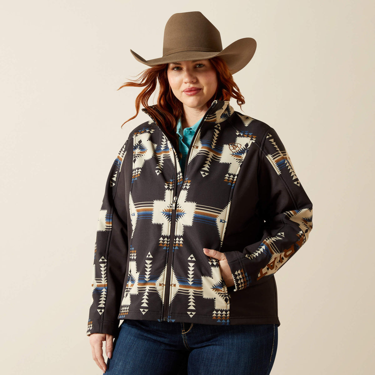 Ariat Logo Softshell Print Jacket - Ariat Great Value