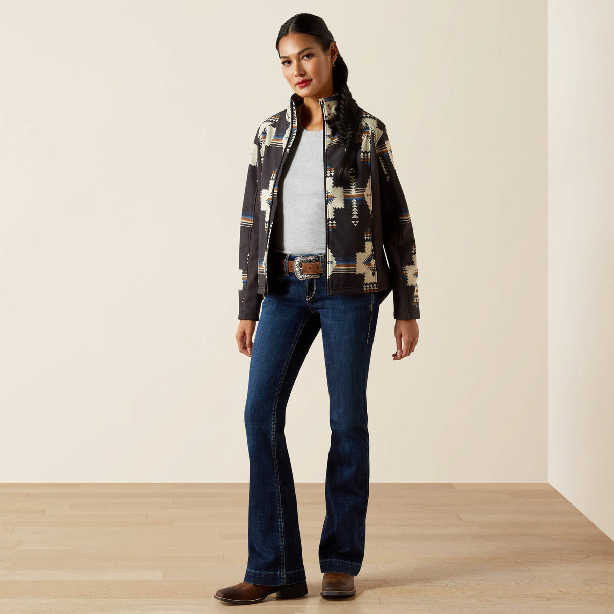 Ariat Logo Softshell Print Jacket - Ariat Great Value
