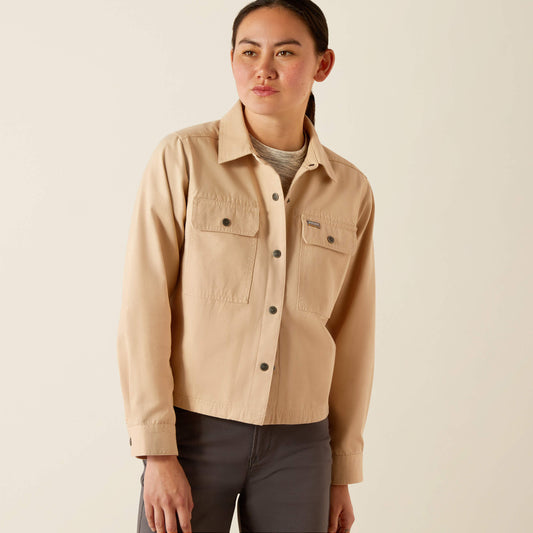 Rebar Cropped Woven Shirt Jacket - Ariat Best Price