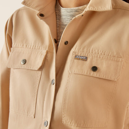 Rebar Cropped Woven Shirt Jacket - Ariat Best Price