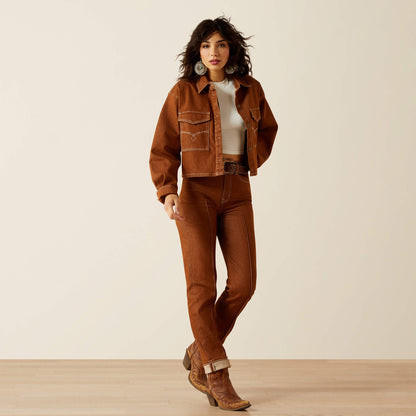 Boxy Cropped Denim Jacket - Ariat Customer Favorite