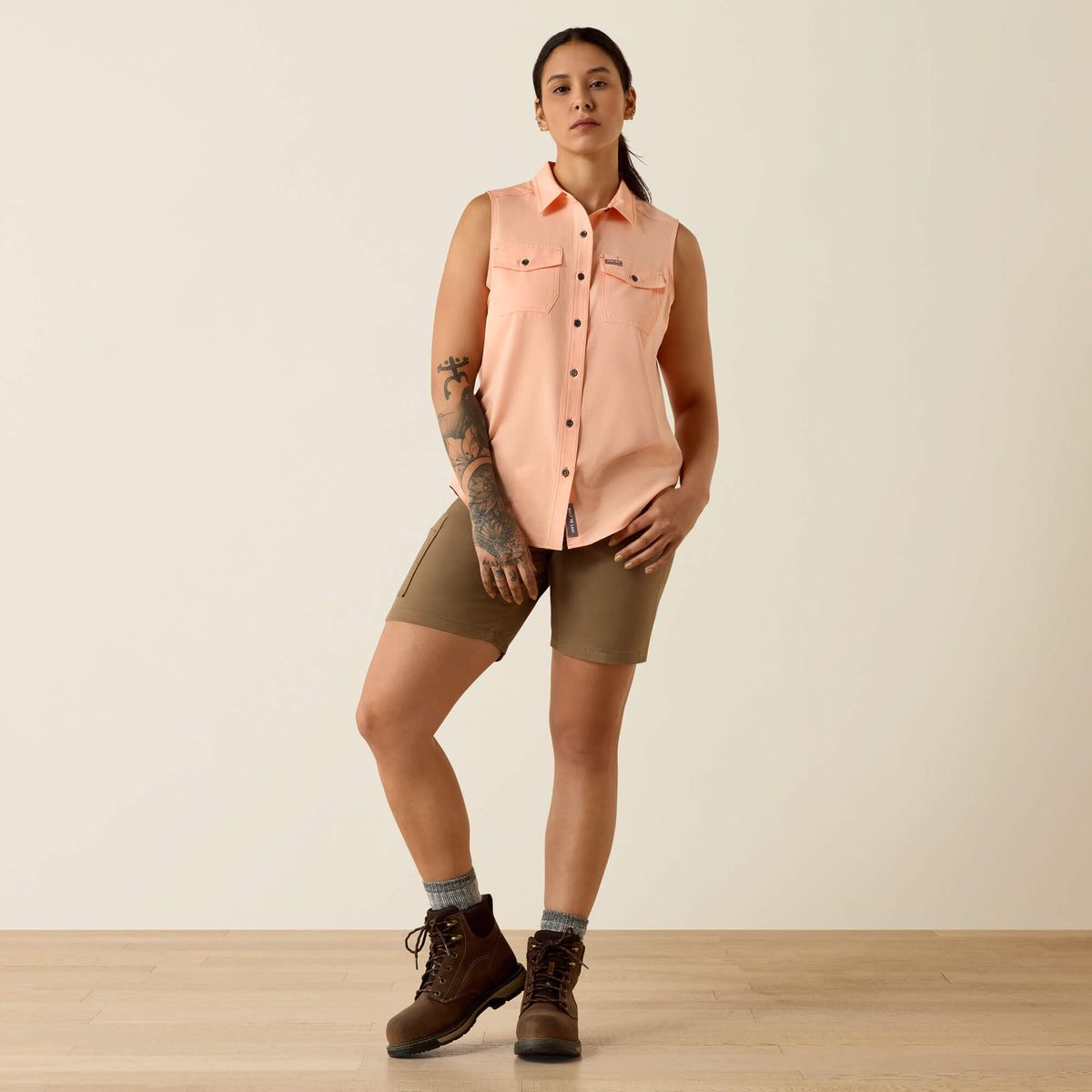 Rebar Made Tough VentTEK DuraStretch Tank - Ariat Premium