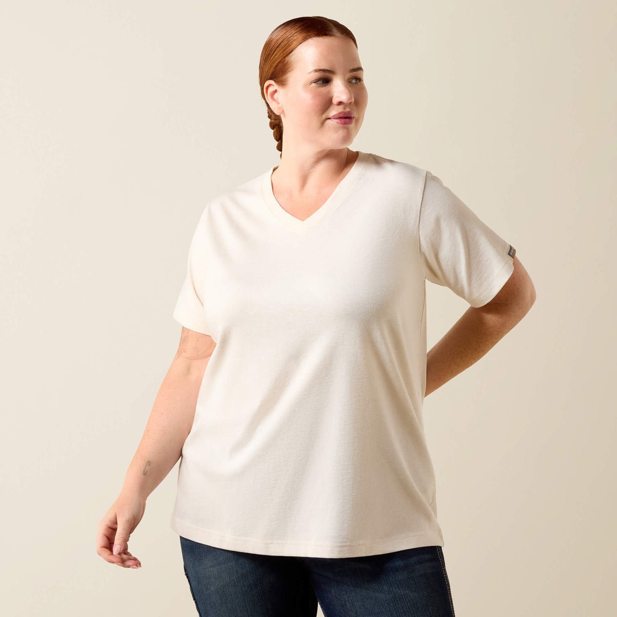 Rebar Cotton Strong Standard V-Neck T-Shirt - Ariat Best Price