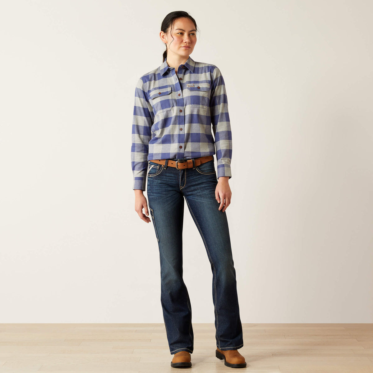 Rebar DuraStretch Flannel Tunic - Ariat Classic