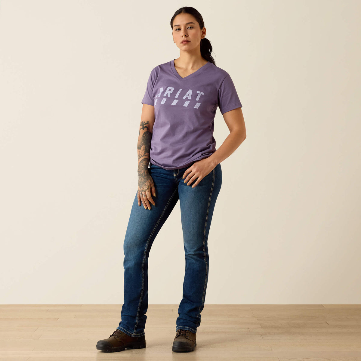 Rebar Cotton Strong Logo T-Shirt - Ariat Latest