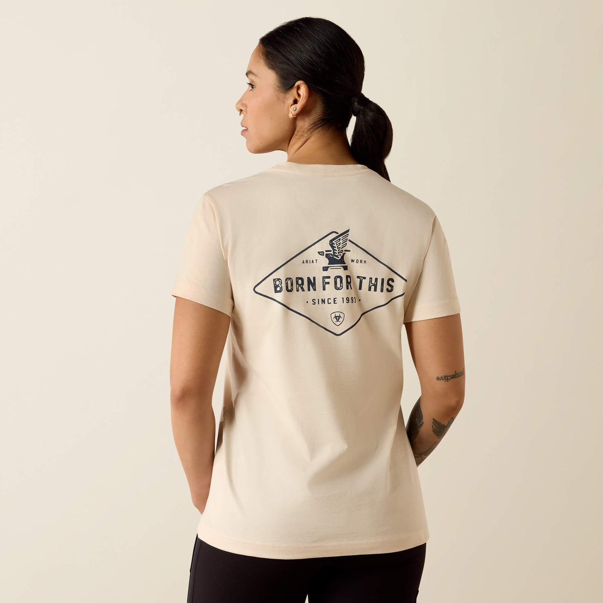 Rebar Cotton Strong Anvil Logo T-Shirt - Ariat Top Pick