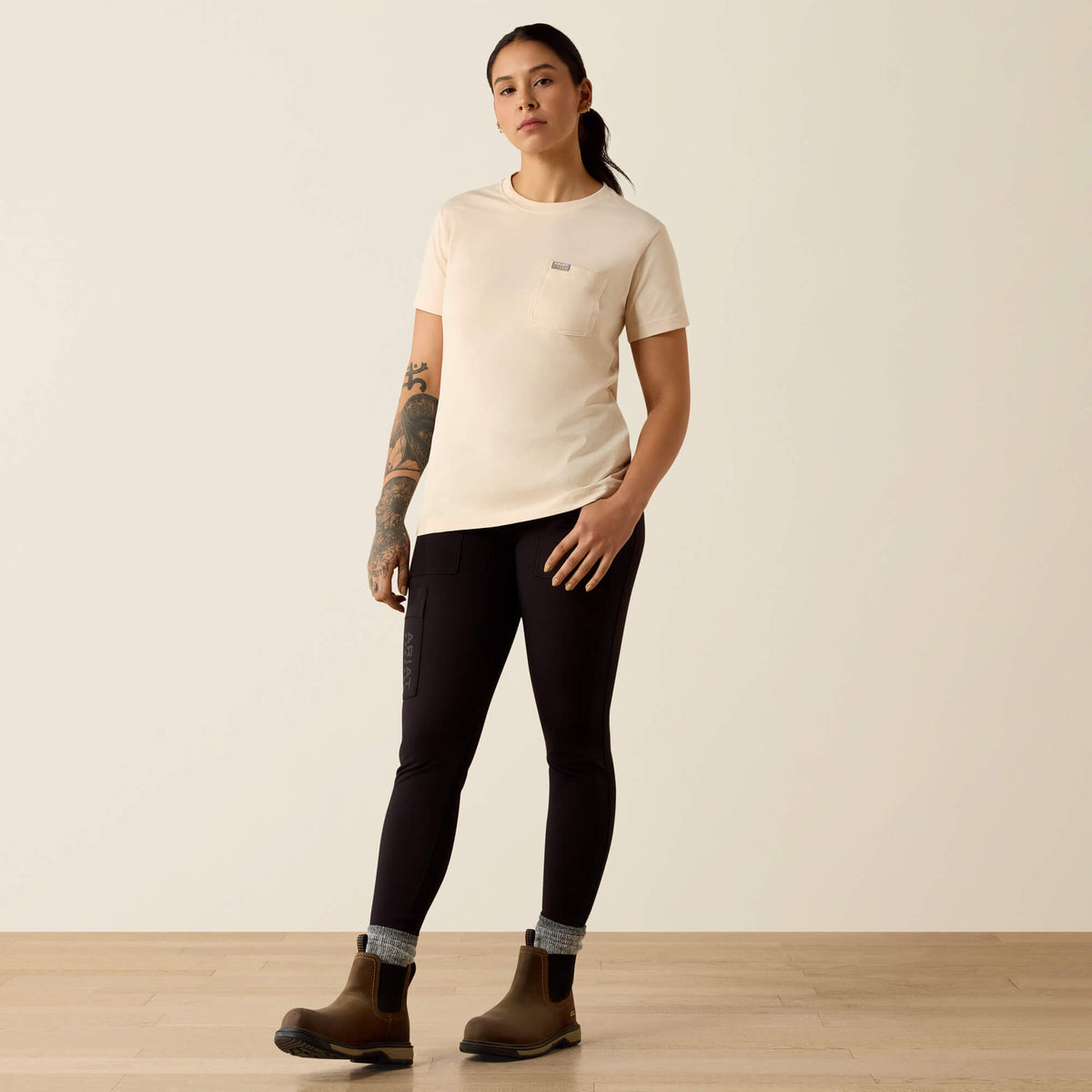 Rebar Cotton Strong Anvil Logo T-Shirt - Ariat Top Pick
