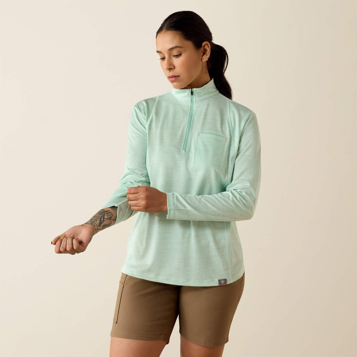 Rebar Evolution 1/2 Zip Top - Ariat Premium