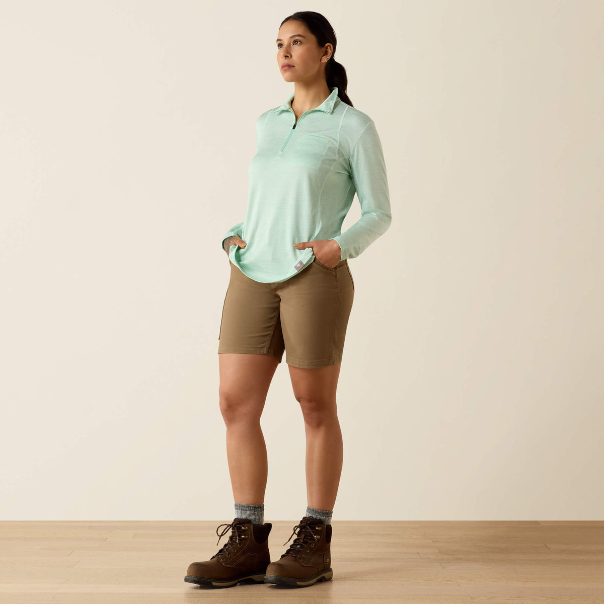 Rebar Evolution 1/2 Zip Top - Ariat Premium