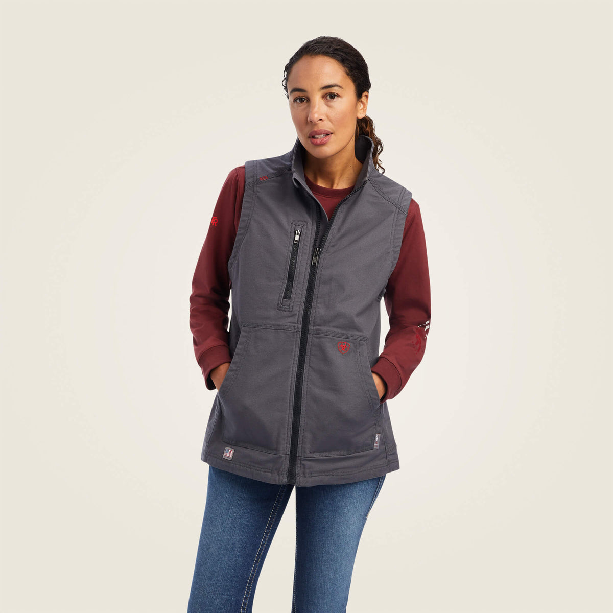 FR DuraLight Cordura Canvas Vest - Ariat Latest