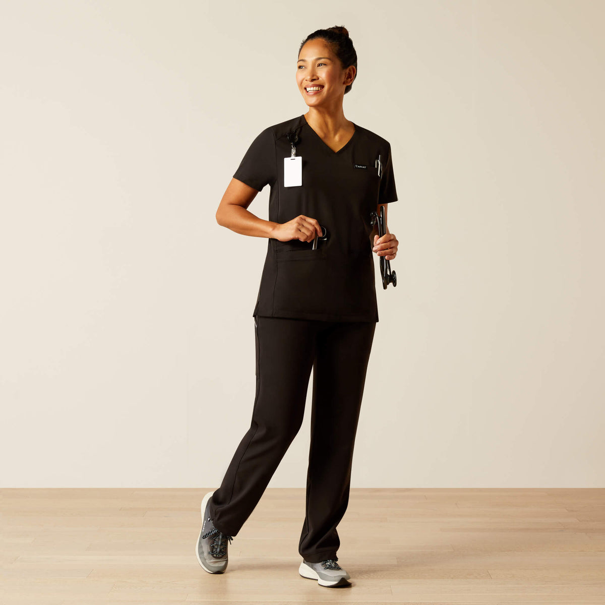 Clara 6 Pocket Scrub Top - Ariat New