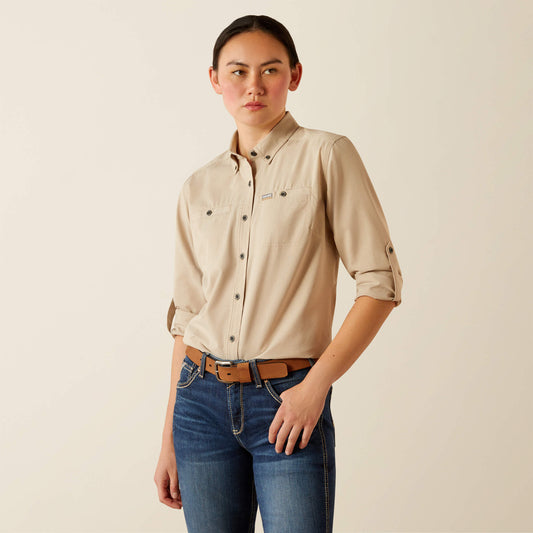 Rebar Made Tough 360 Airflow DuraStretch Work Shirt - Ariat Exclusive