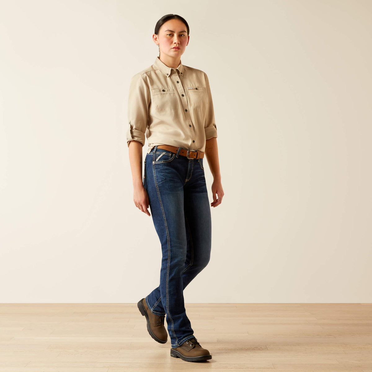 Rebar Made Tough 360 Airflow DuraStretch Work Shirt - Ariat Exclusive