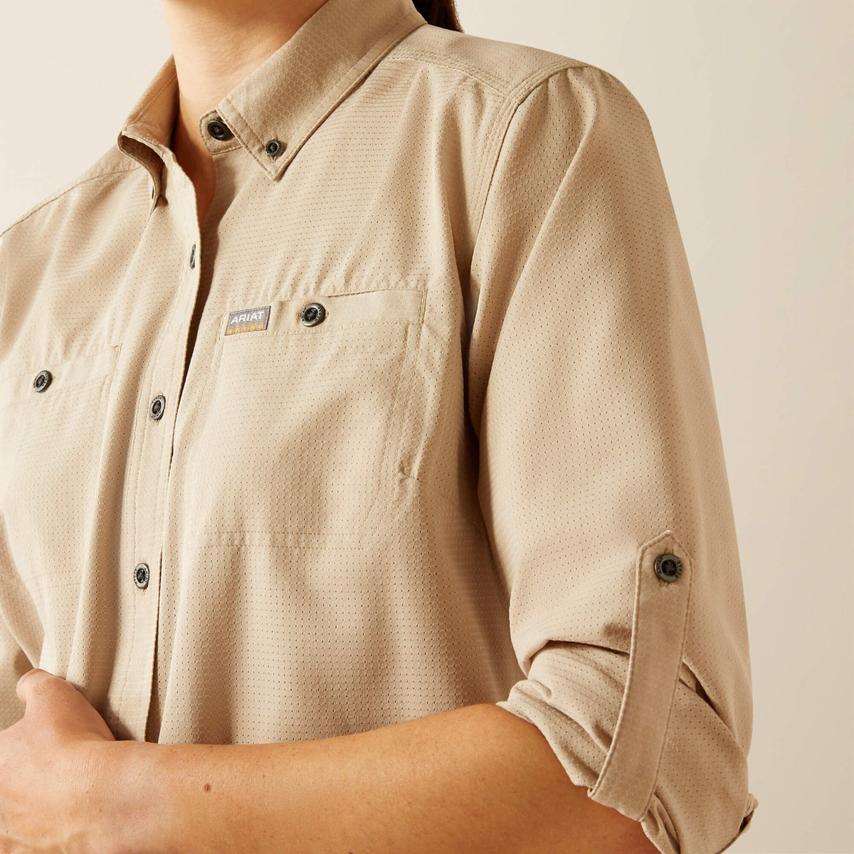Rebar Made Tough 360 Airflow DuraStretch Work Shirt - Ariat Exclusive